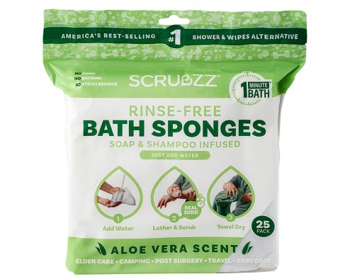 Scrubzz Aloe Vera Bathing Sponges