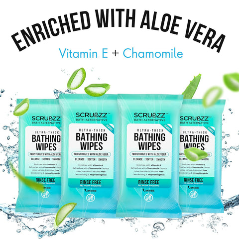 Extra Large Adult Bathing Wipes