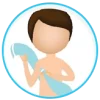 Towel dry – no rinsing is required!